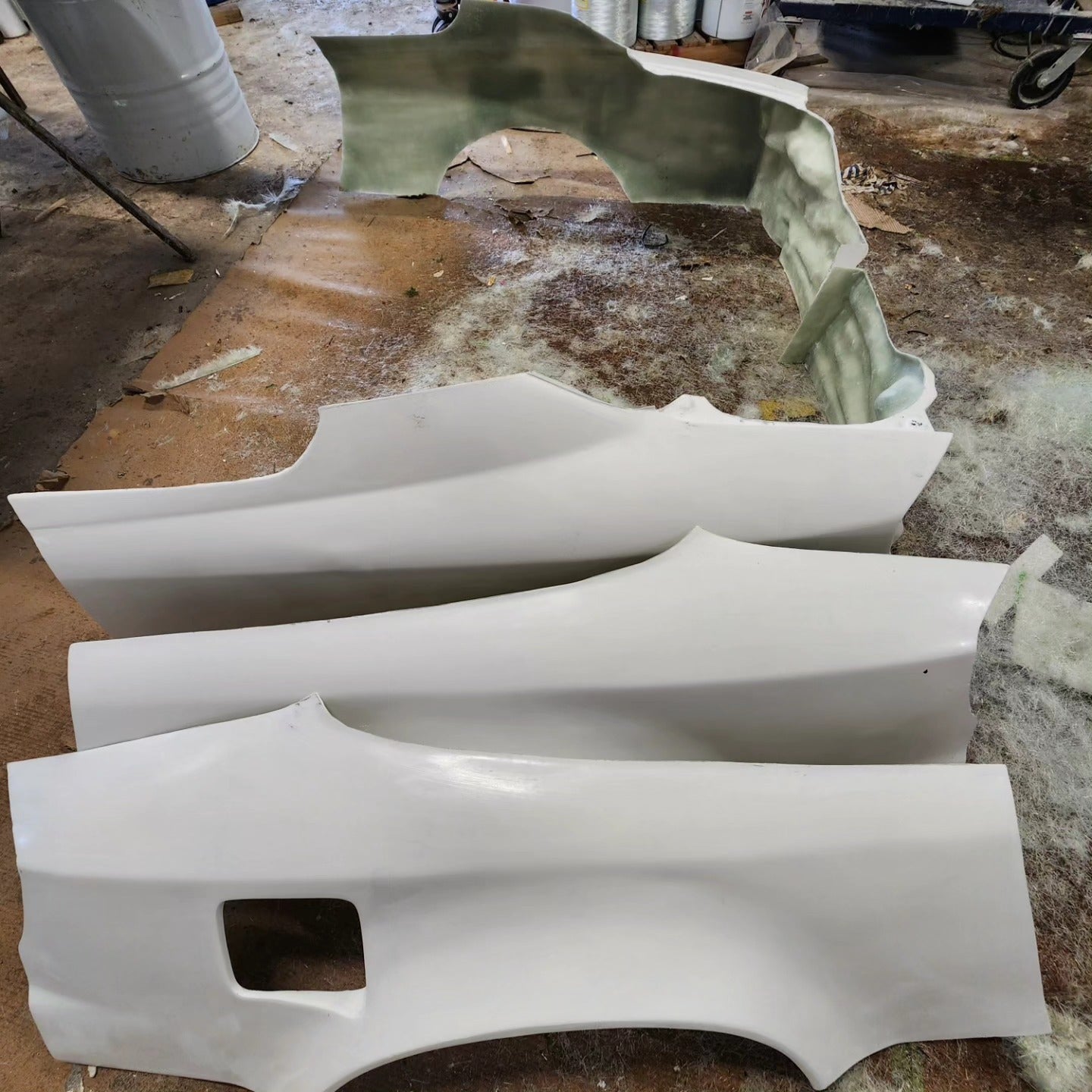 S15 75mm Labo style rear over fenders